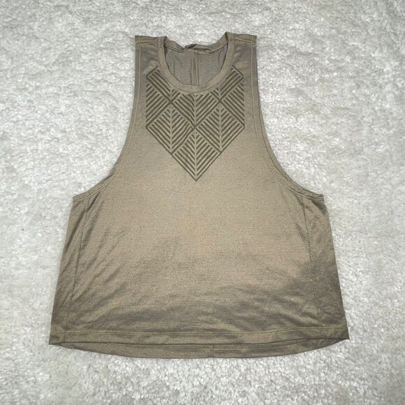 Lululemon Cardio Squad Tank Gold Bronze - Picture 2 of 9